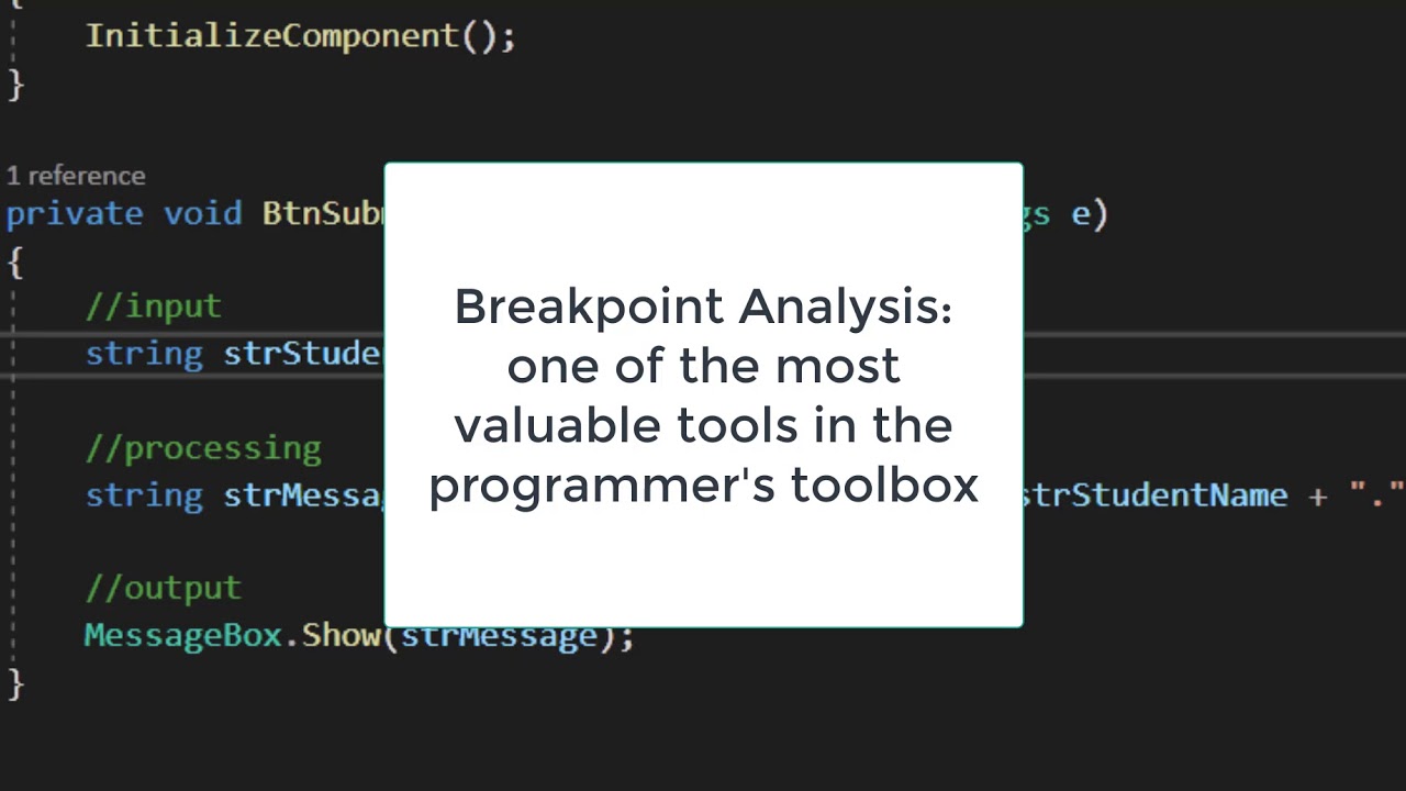 Debugging: Detecting, Finding, & Fixing Errors With Breakpoints - YouTube