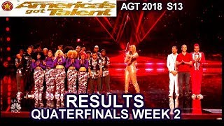 RESULTS QUARTERFINALS 2 Judges Save Da Republik Front Pictures America's Got Talent 2018 AGT