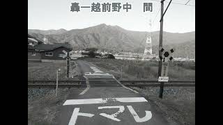 えちぜん鉄道勝山永平寺線の色々な第四種踏切