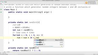 Google Interview Question: Random Integer Generator using Random Boolean Generator