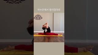 [엔젤요가] 하누만에서 발라킬야까지 #yoga #하타요가 #요가 #shorts #쇼츠