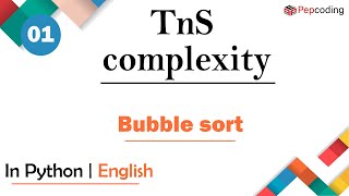Bubble sort | Module : Dynamic Programming | In English | Python | Video_1