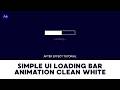 Simple How To Create Loading Bar Animation Loop - After Effect Tutorial