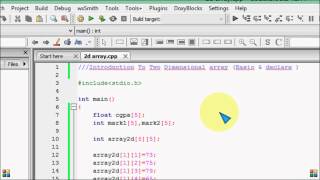 Bangla C programming tutorial 49 Introduction To Two Dimensional array Basic & declare