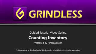 Grindless POS Training: Counting Inventory