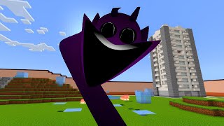 Giant Durple Sprunki Phase 7 Addon in Minecraft PE