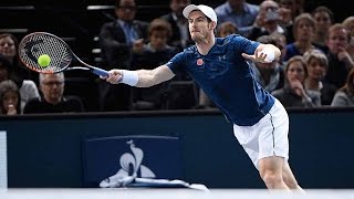 Isner In Disbelief After This Murray Pass In Paris