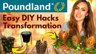 HOME DIY HACKS! Transforming £1 POUNDLAND items! (You must see!)