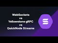 Solana WebSockets vs Yellowstone gRPC vs QuickNode Streams