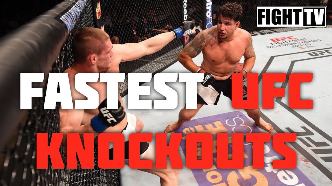 САМЫЕ БЫСТРЫЕ НОКАУТЫ В UFС / FASTEST UFC KNOCKOUTS - YouTube