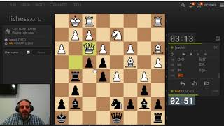 GM ベン・ファインゴールドが lichess.org で 5 分間のブリッツをプレイ -- #18