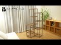 Bamworld Corner Plant Stand Video of Installation 05B