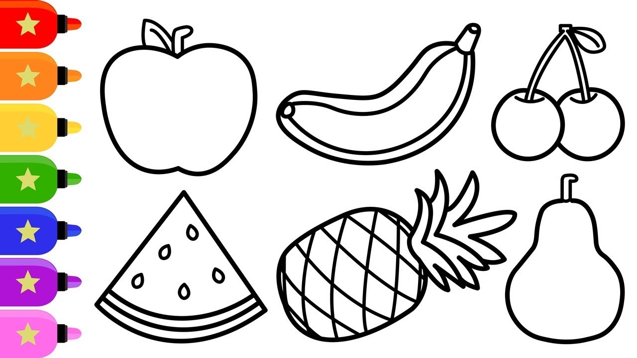 Incredible Compilation: Over 999 Fruit Drawings In Full 4K- Resolution