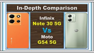 Moto G54 5G vs Infinix Note 30 5G: Battle of the 5G Titans!