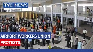 Airport Workers Union Protests, Shuts MMAII In Lagos
