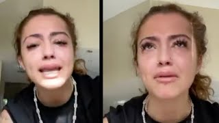 Malu Trevejo Breaks Down Crying Live