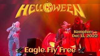 Helloween - Eagle Fly Free @Kempten, Germany🇩🇪 Dec 11, 2022 LIVE HDR 4K