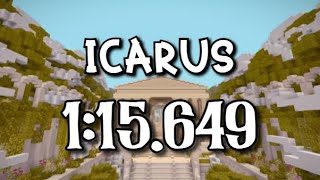 Brand New Crazy WORLD RECORD! Icarus 1:15.649 - Minecraft Glide