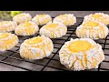 The most delicious Lemon Crinkles! The BEST Lemon Cookies ever!