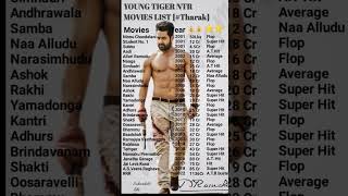 #ntr movies list,,,all movies//name//collection//year// review ram//
