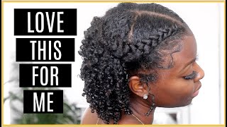 CUTE, BUT MAKE IT S I M P L E | Natural Hairstyle