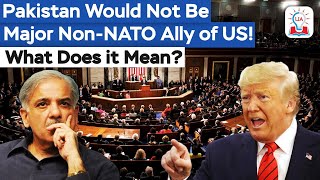 Legislation Introduced in US House to Terminate Designation of Pakistan as Major Non-NATO Ally