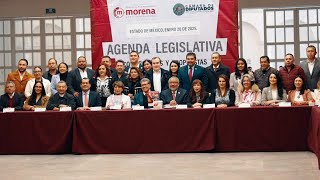 Con la gobernadora Delfina Gómez, revisamos la agenda legislativa | Ricardo Monreal