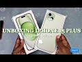 NEW Green ⭒ Iphone 15 Plus Unboxing 2023!