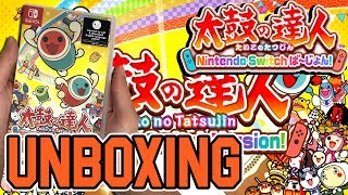 Taiko no Tatsujin Nintendo Switch Version Unboxing!!