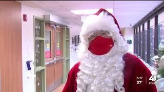 Santa visits HCA Midwest Health Hospital NICUs