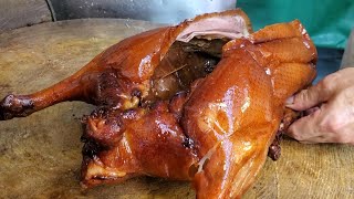 Most Yummy#RoastedGoose，Yum#PigBelly #Roastduck SoySauce Chicken #Hongkongstreetfood #ASMR #travel香港