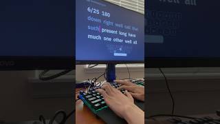 200 WPM vs 300 WPM?! #monkeytype #speedtyping #typing #keyboard #asmr