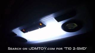 2-SMD T10 LED Bulbs for BMW E90 325i Interior Lights [HD]