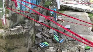 Muro de un centro de reclusión se desplomó por aguacero en Medellín