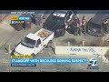 Chase leads to standoff in Compton in dead end with LASD deputies