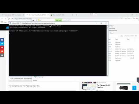 How To Make Offline Installer Visual Studio 2019 - YouTube