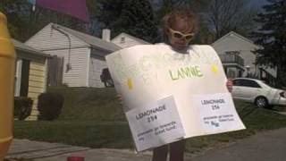 Lannie's Lemonade stand for Ellen tickets!