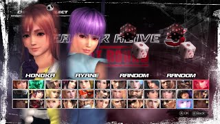 DOA5LR Honoka And Ayane Vs Random Team