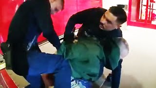 Cruel Cops Violate Disabled Man's Rights