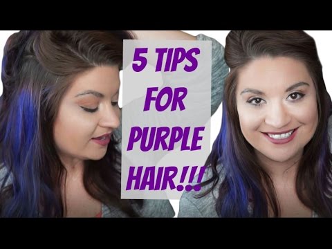 5 TIPS FOR PURPLE HAIR!!! Make your color last LONGER! 5 TIPS FOR PURPLE HAIR!!! Make your color last LONGER!