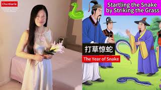 The Year of the Snake 🐍 蛇年故事 🐍，打草惊蛇, #最新，#最火热，#蛇年 Story of Startling the Snake by Striking the Grass