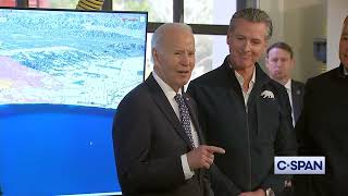 Biden ends briefing Los Angeles wildfires: \