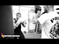 spiros demetriou boxing pad work