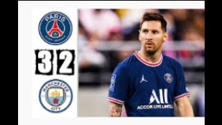 PSG 3-2 Man City • Champions League Extended Highlights & Goals