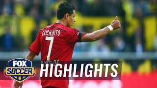 Chicharito heads in the equalizer for Bayer Leverkusen | 2015–16 Bundesliga Highlights