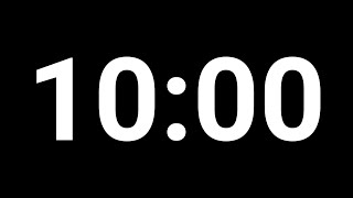 Just 10 Minute Countdown Timer for Slide, Keynote, Powerpoint