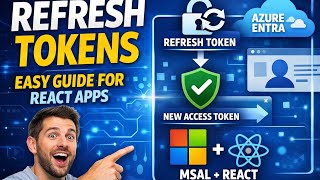 Refresh Tokens Explained 🔄 | Secure React Auth with Azure Entra & MSAL (SPA Guide)