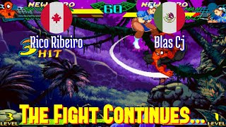 FT5 @mshvsf: Rico Ribeiro (CA) vs Blas Cj (MX) [Marvel vs Street Fighter Fightcade] Jan 10