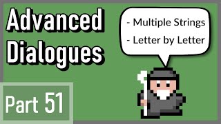 Advanced Dialogues (Page-Flip & Letter by Letter) - How to Make a 2D Game in Java #51
