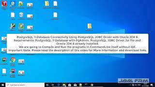 How to connect to PostgreSQL 11 using PostgreSQL JDBC Driver with Oracle JDK 8